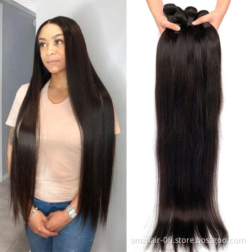 Yeswigs 10A Grade Double Weft Human Hair Weave Cheap Straight Raw Brazilian Cuticle Aligned Human Hair Bundle Extension